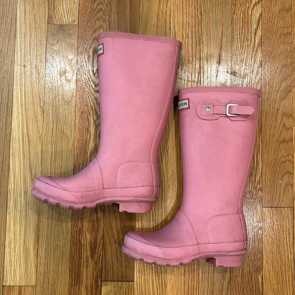 Pink Hunter Rain Boots